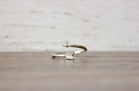 Sterling Silver Arrow Ring Women