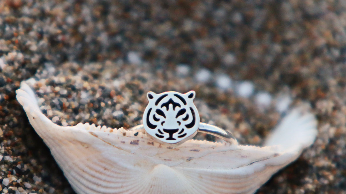 Tiger Ring – Sterling Silver