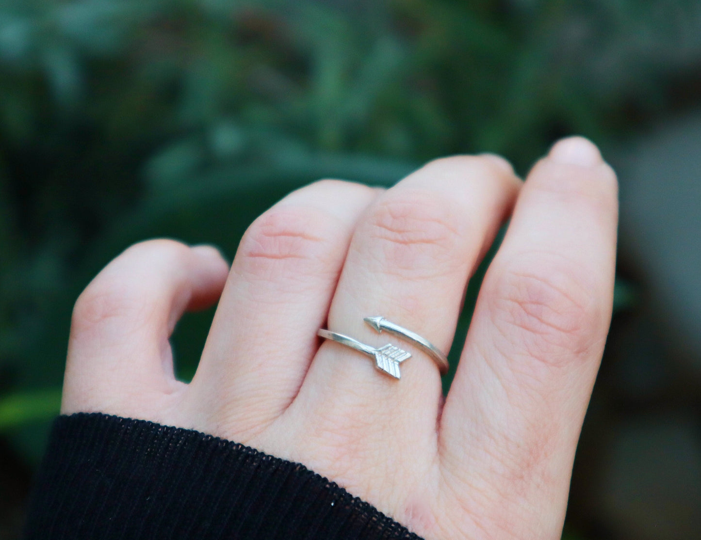 Sterling Silver Arrow Ring Women