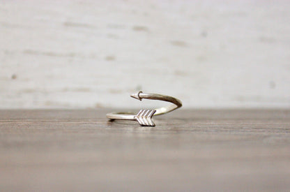 Sterling Silver Arrow Ring Women