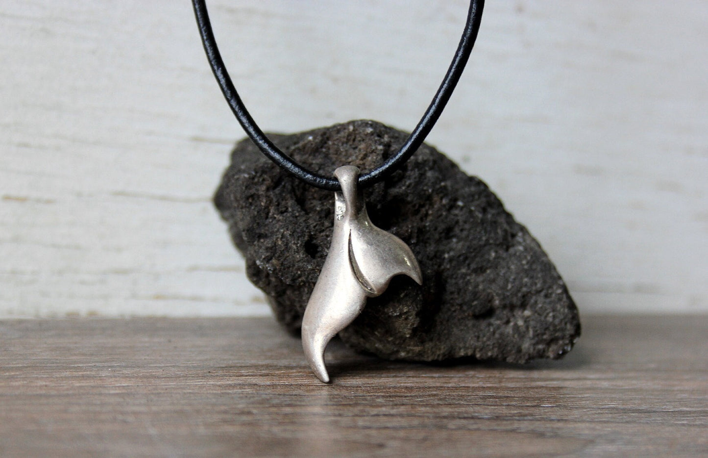 Sterling Silver Mermaid Whale Fish Tail Necklace Women