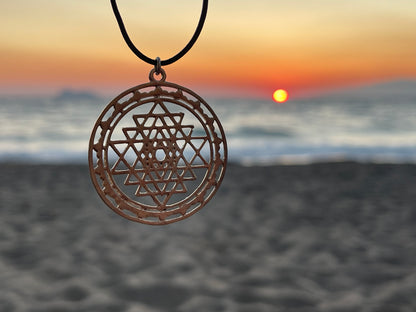 Sri Yantra Pendant- Sterling Silver