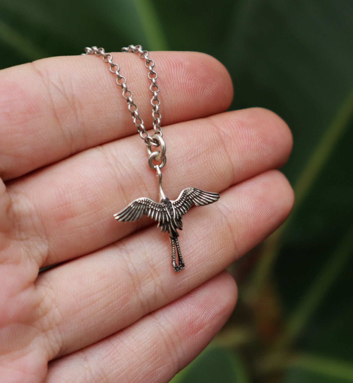 Sterling Silver Unisex Thunderbird Necklace, Fred Harvey Era Navajo Pendant