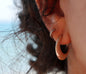 Sterling Silver Simple Plain Hoop Earrings
