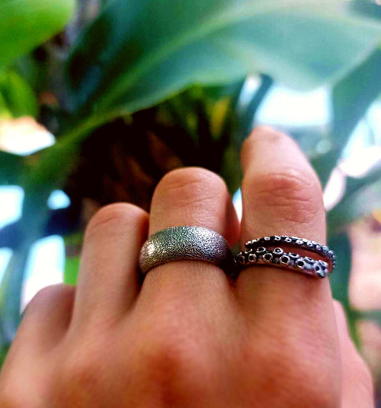 Sterling Silver Octopus Kraken Ring Women