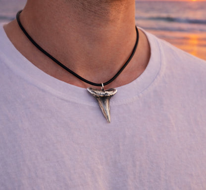 Shark Tooth & Talon Necklace – Sterling Silver