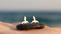 Sterling Silver Ηummingbird Stud Earrings Women