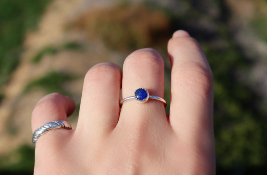 Lapis Lazuli Ring – Sterling Silver