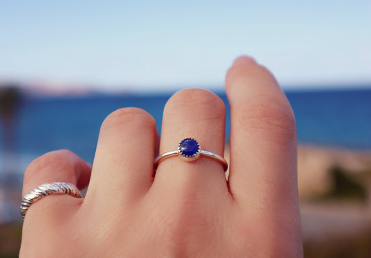 Lapis Lazuli Ring – Sterling Silver