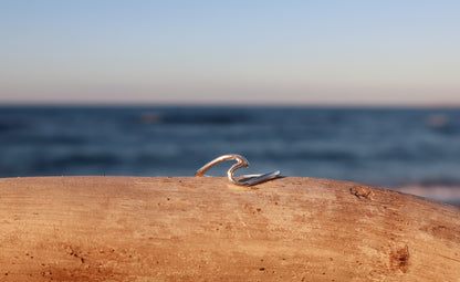 Sterling Silver Wave Ring