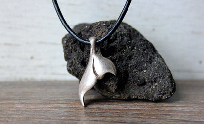 Sterling Silver Mermaid Whale Fish Tail Necklace Women