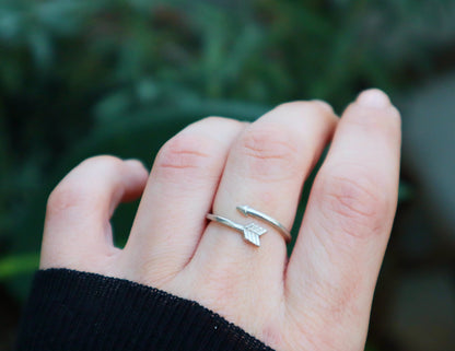 Sterling Silver Arrow Ring Women