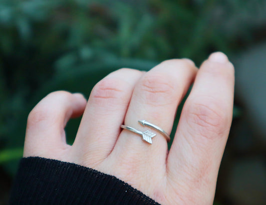Sterling Silver Arrow Ring Women