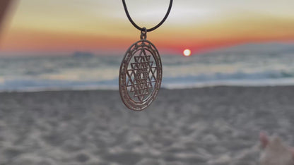 Sri Yantra Pendant- Sterling Silver